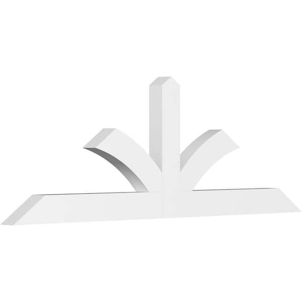 Ekena Millwork Richland 96 in. W x 32 in. H x 4 in. D Signature Polyurethane Bracket