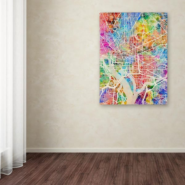 Canvas print Louisville Map  Fine Art Prints & Wall Decorations