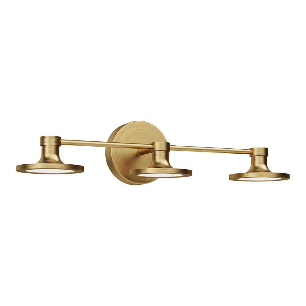 Issa 21-in 1 Light 20-Watt Brushed Gold Integrated LED Vanity Light price history on PriceWatchPro