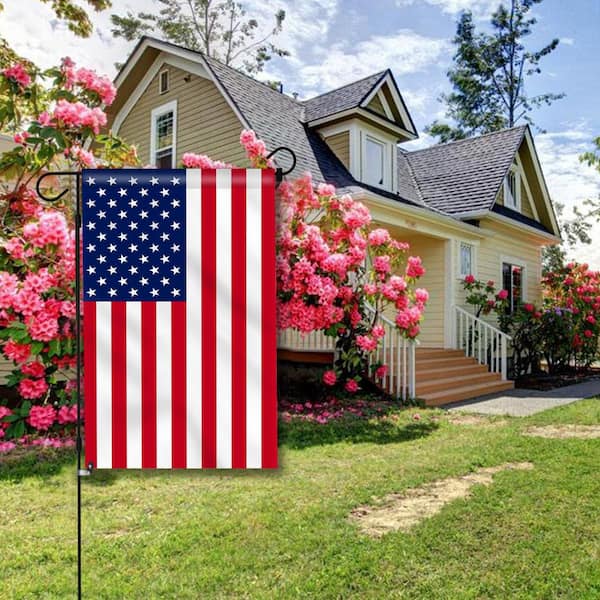 American Flag - Bass Fishing Flag For Outdoor House Home Decorative Yard -  Garden Flag-12x18x2.5 inch