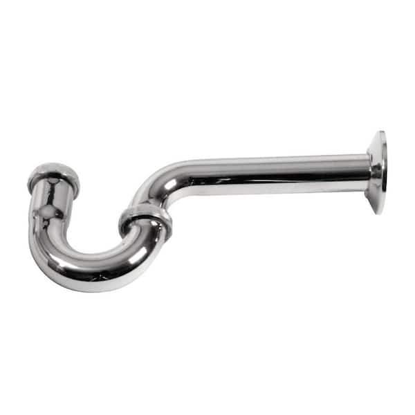 Dearborn Brass 1-1/4 in. 20-Gauge Chrome-Plated Brass Sink Drain P-Trap