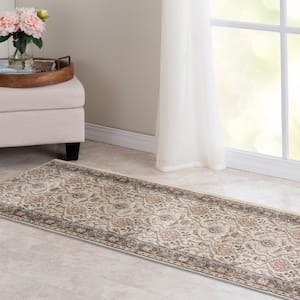 Stratford Adian Alabaster 26 in. x Your Choice Length Stair Runner Rug