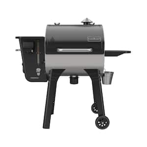Woodwind SS 24- Pellet Grill Stainless Steel with Black Lid with Blanket