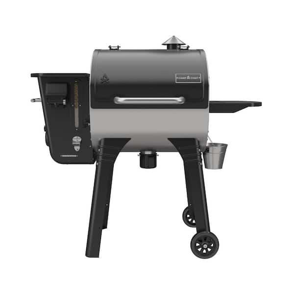 Camp Chef Woodwind SS 24- Pellet Grill Stainless Steel with Black Lid with Blanket
