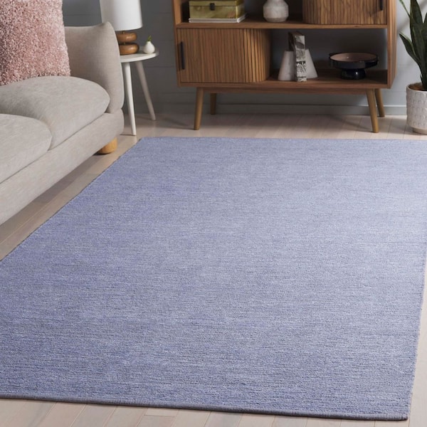 Montauk 4 ft. x 6 ft. Lilac Modern Solid Area Rug