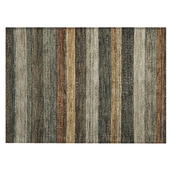 Chantille Machine Washable Indoor/Outdoor Abstract ACN1865 Khaki 2 ft. x 3 ft. Accent Rug