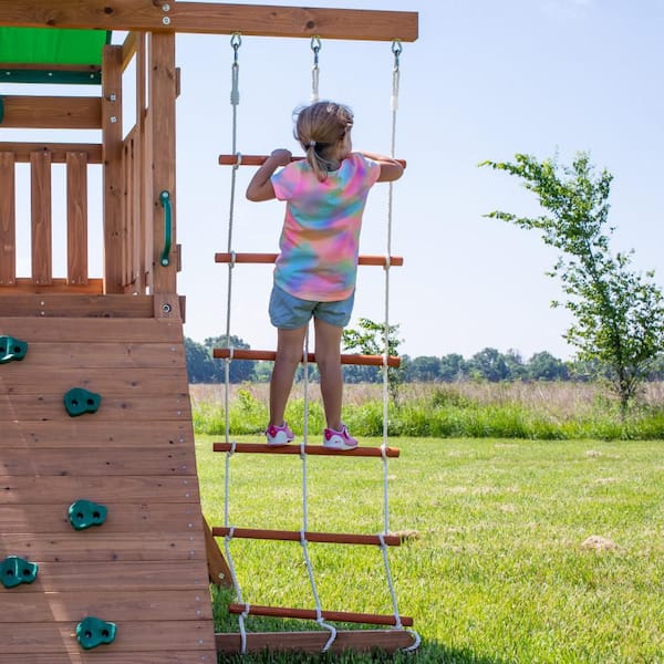 Backyard Discovery Cloud Peak Kid's Outdoor Playground Set w