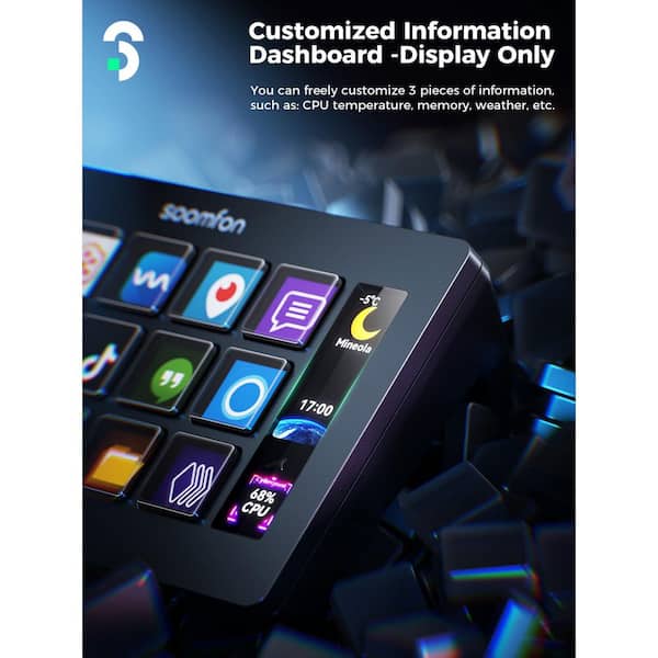 Streaming Accessories Stream Controller - SOOMFON Stream Control Deck ...