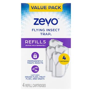 Indoor Flying Insect Trap Refill Cartridges Multi-Pack (4-Count)