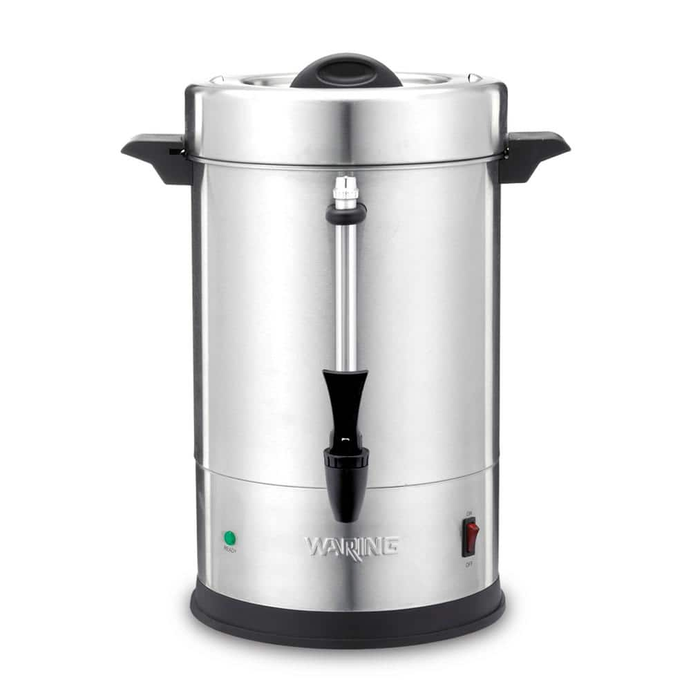 Waring Commercial Silver 62-Cup Automatic Coffee Brewer WCM50P