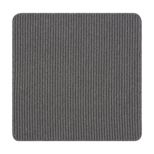 Beverly Rug Diego Solid Navy 20 in. x 59 in. Non-Slip Rubber Back Runner Rug, Blue