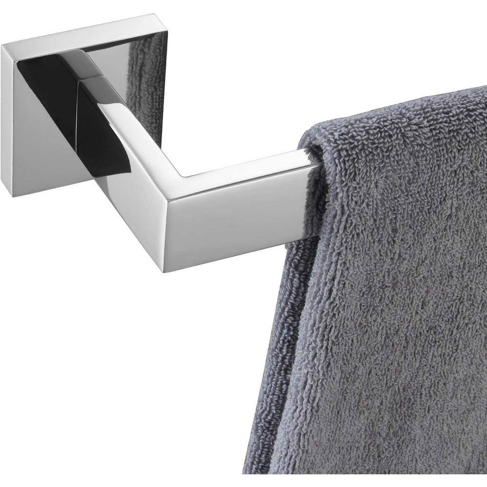 24 in. Wall Mounted, Towel Bar in Polished Chrome