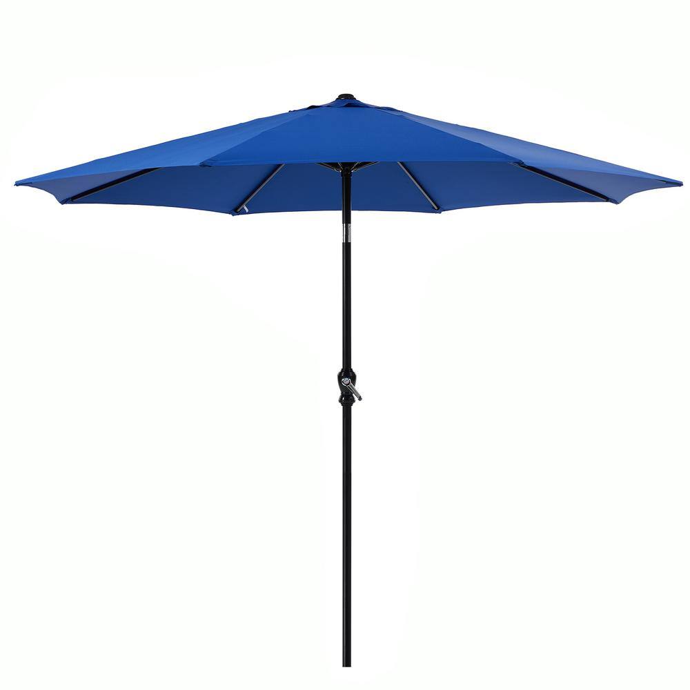 9 ft. Outdoor Patio Market Umbrella, Waterproof Sun Shade with 8 Ribs Umbre