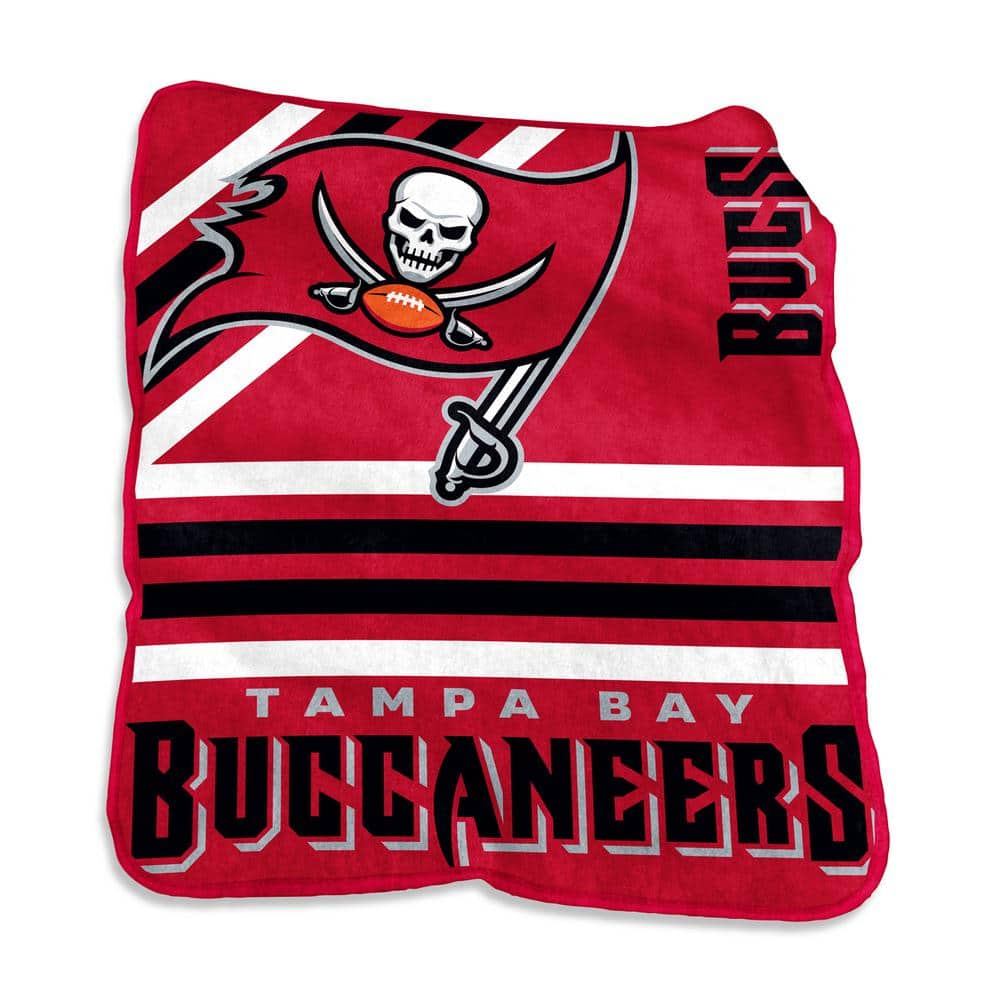 logobrands Tampa Bay Buccaneers Multi-Colored Raschel Throw 630-26C ...