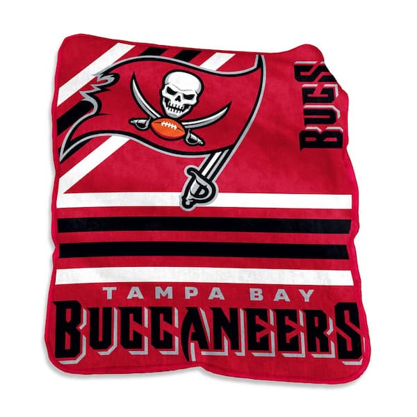 logobrands Tampa Bay Buccaneers Multi-Colored Raschel Throw