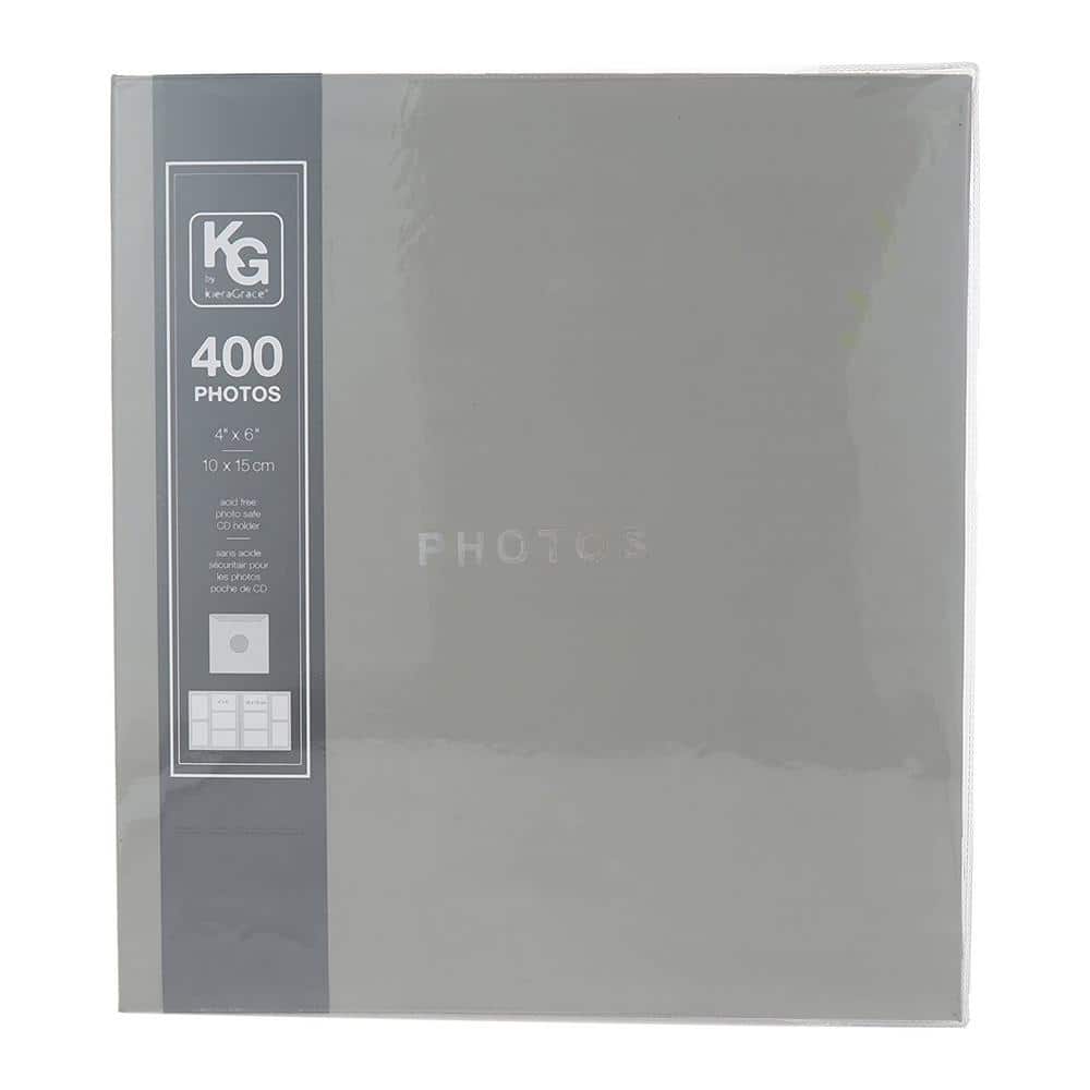 DesignOvation Traditional Photo Album Set of 4 300 Dark Green