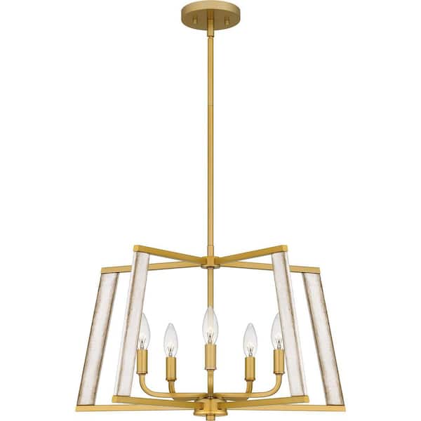 Quoizel Mayline 5-Light Light Gold Pendant