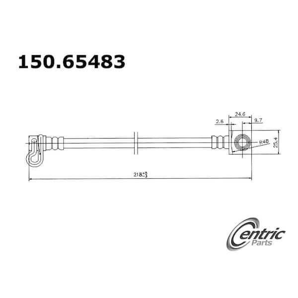 Centric Parts Brake Hydraulic Hose