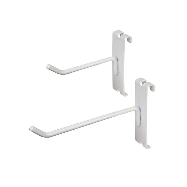 Heavy-Duty Gridwall Hooks for Any Retail Display (Pack of 25) with 4 in.  Hook and 6 in. Hook