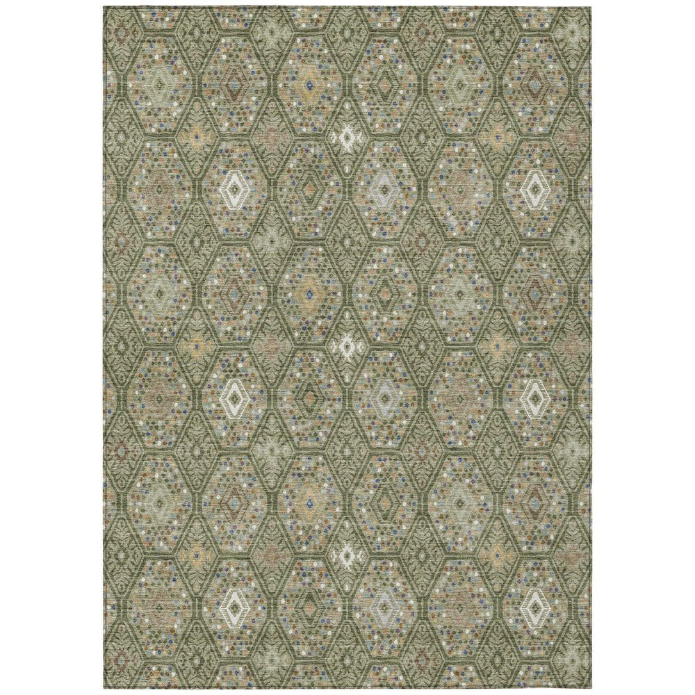 Chantille Machine Washable Indoor/Outdoor Abstract ACN2471 Sage 10 ft. x 14 ft. Area Rug price history on PriceWatchPro