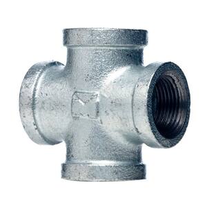 1/2 in. Galvanized Malleable Iron FPT Cross Fitting
