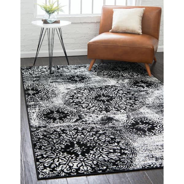 Sofia Grand Black 4' 0 x 6' 0 Area Rug