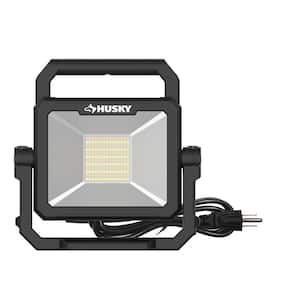 Husky 3000 Lumen LED Portable Corded Work Light K40567 - The Home