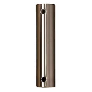12 in. Brushed Nickel Extension Downrod