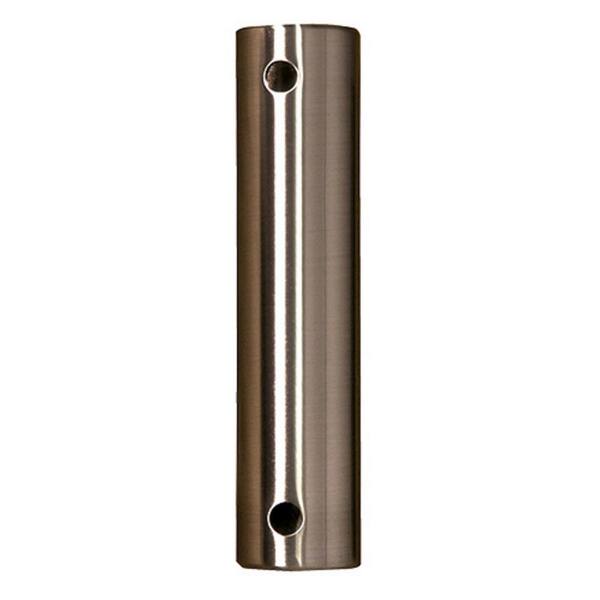 FANIMATION 18 in. Brushed Nickel Stainless Steel Extension Downrod