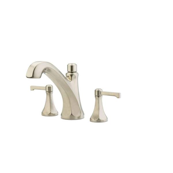 Pfister Arterra 2-Handle Deck-Mount Roman Tub Faucet Trim Kit in Brushed Nickel (Valve Not Included)