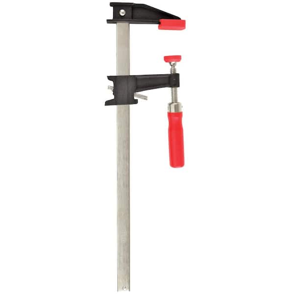 BESSEY Clutch Style 12 in. Capacity Bar Clamp with Wood Handle and 2-1/2 in. Throat Depth