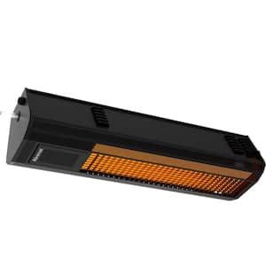 2150 SE Plus 25,000 BTU Infrared Liquid Propane Overhead Patio Space Heater in Black