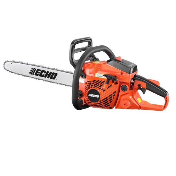 May Celebrity click ECHO 18 in. 40.2 cc Gas 2-Stroke Cycle Chainsaw CS-400-18 - The Home Depot