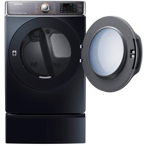 新品 numberA PRO CARE smart dryer NUM-1200 Samsung 30 in. W 9.5 cu. ft. Electric Dryer with Steam in Onyx
