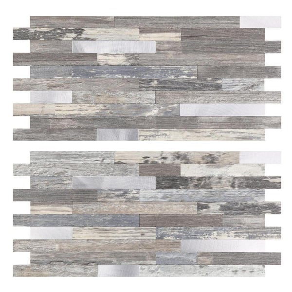 Marble Collection 6 in. x 12 in. PVC Peel and Stick Tile (10 sq. ft. /20-Pack)