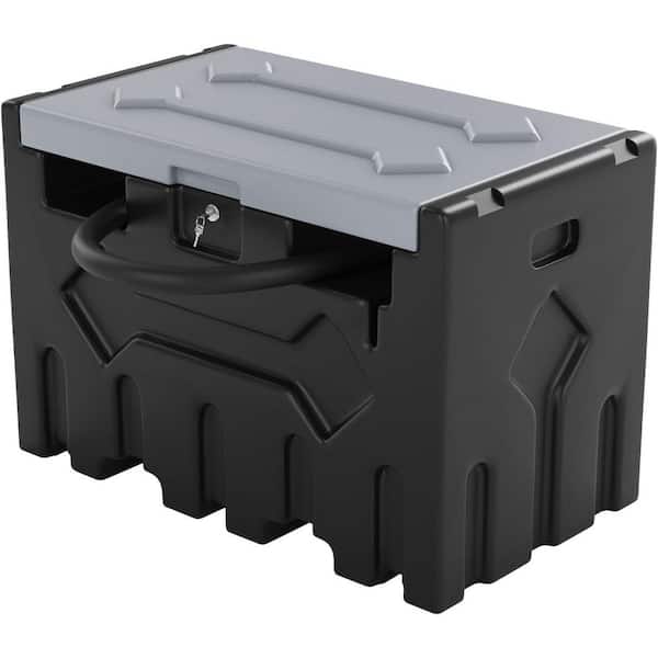 52 Gallon Portable Diesel Fuel Tank with 12V Transfer Pump for Easy Diesel Transportation