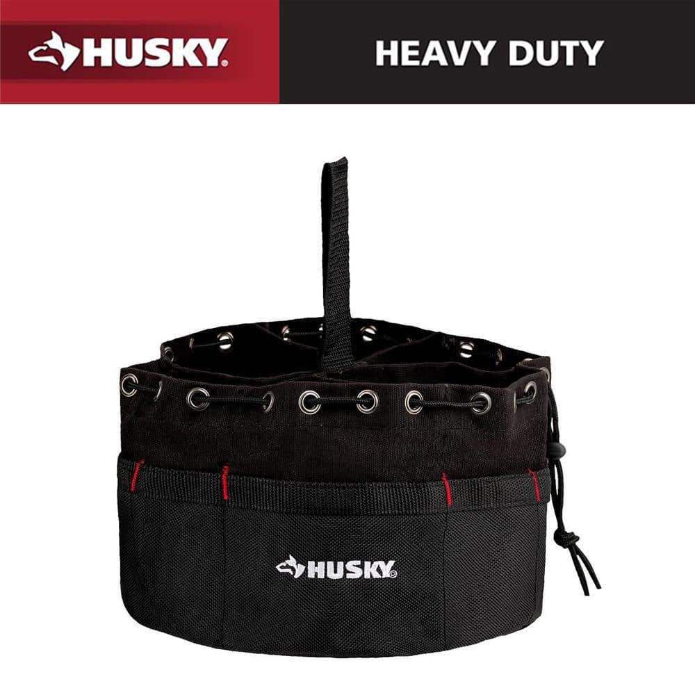 UPC 644323001230 product image for 10 in. 19-Compartment Heavy-Duty Canvas Small Parts Organizer Bucket Storage Too | upcitemdb.com