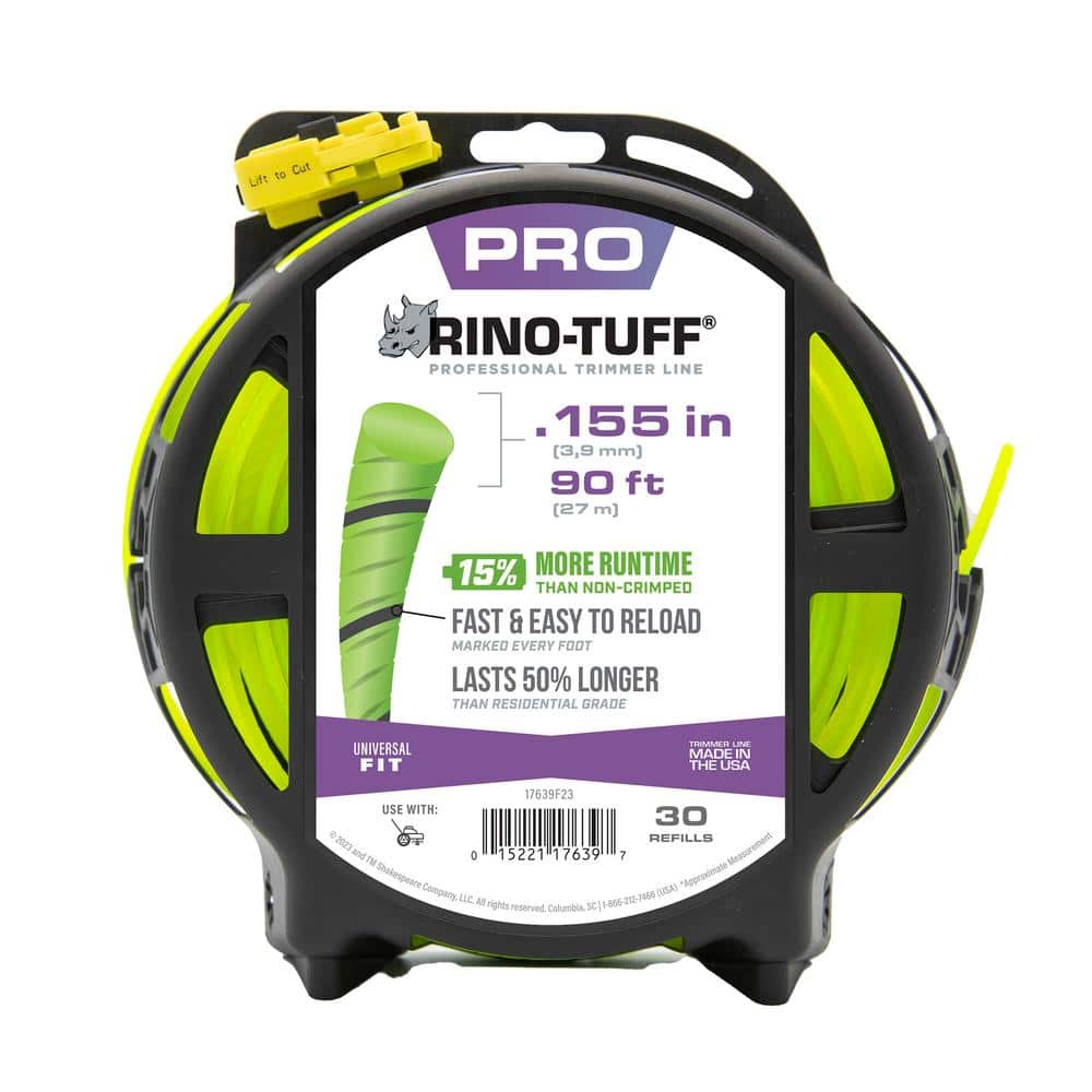 Universal Fit 0.155 in. x 90 ft. Pro Twisted Line for Gas and Select Cordless String Grass Trimmer/Lawn Edger