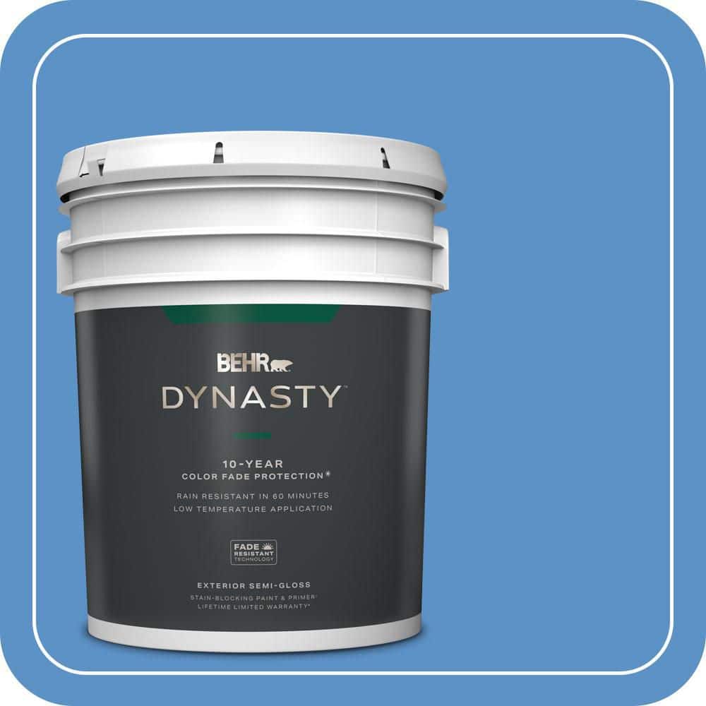 5 gal. #MQ4-26 Come Sail Away Semi-Gloss Enamel Exterior Stain-Blocking Paint & Primer price history on PriceWatchPro