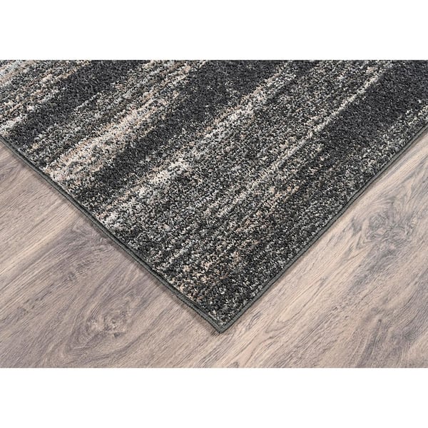 Jasper 5 ft. x 8 ft. Cinder Gray/Earth Tone Abstract Area Rug