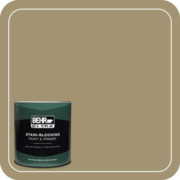 BEHR ULTRA 1 qt. #PMD-37 Caraway Semi-Gloss Enamel Exterior Paint & Primer