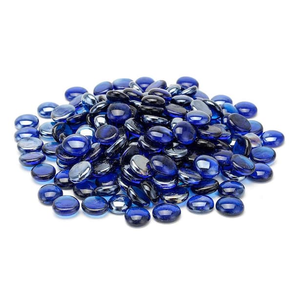 10 lbs. Fire Glass Beads, Blue