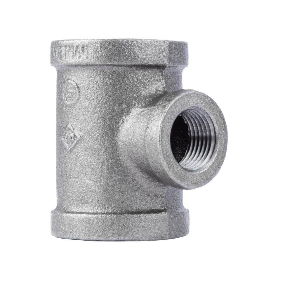 1 in. x 1 in. x 1/2 in. Black Iron Reducing Tee price history on PriceWatchPro