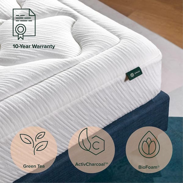 Cloud 10 in. Tight Top Twin Memory Foam Mattress