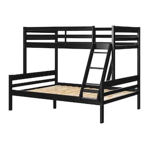 Fakto Solid Wood Bunk Bed, Matte Black