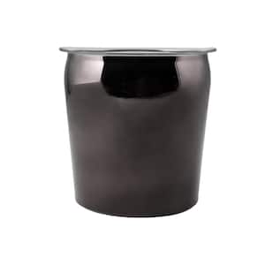 3 qt. Insulated Black Stainless Steel Ice Bucket