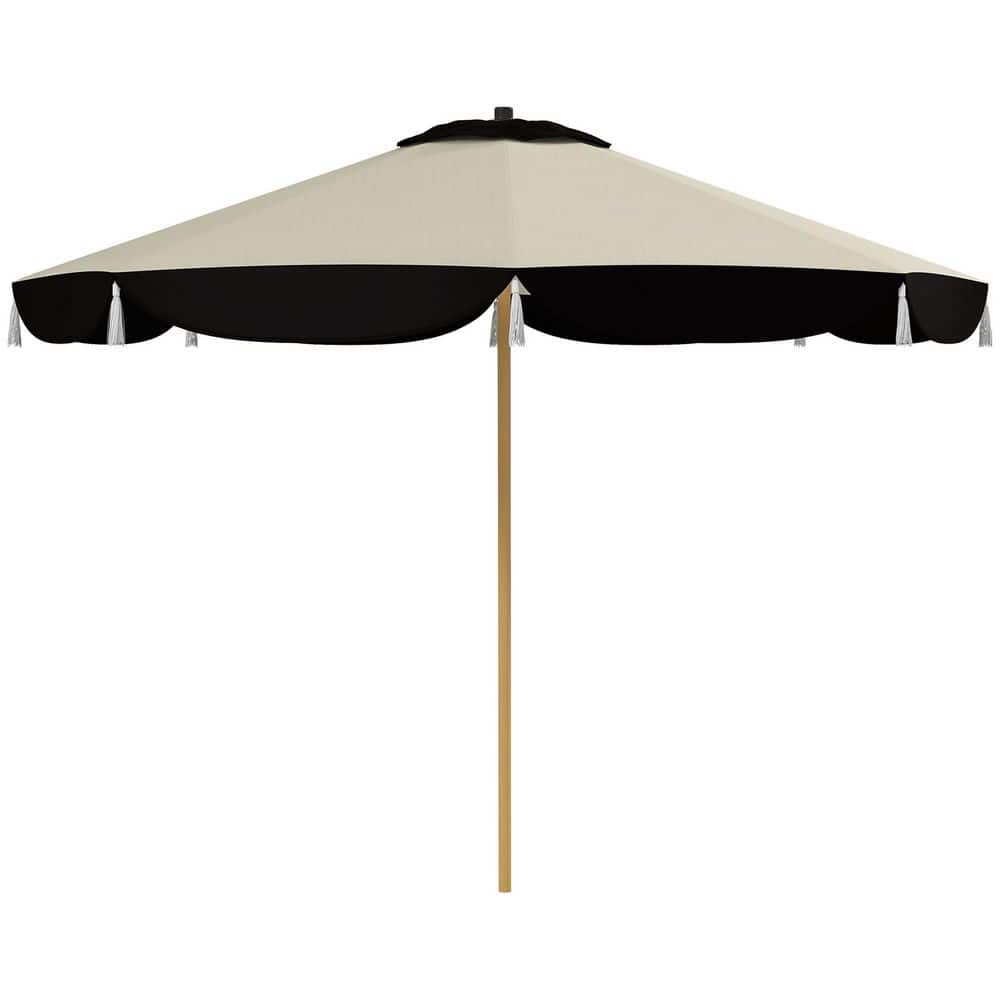 9 ft. Market Patio Umbrella in Beige