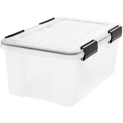 IRIS 6-Qt. Storage Box in Clear 200400