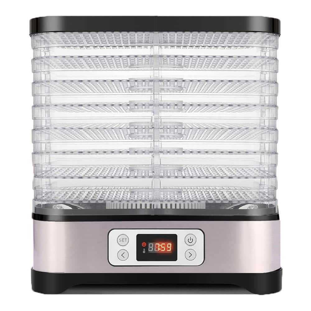 8-Tray 400W Stainless Steel Food Dehydrator with 72H Timer and Temperature Control for Food Jerky Fruit and Herbs price history on PriceWatchPro
