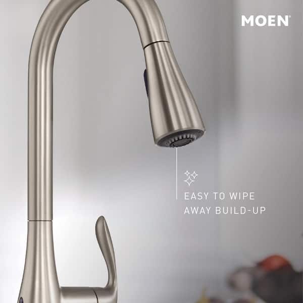 Arbor Touchless Single-Handle Pull-Down Sprayer Kitchen Faucet with MotionSense Wave in Spot Resist Stainless Arbor Touchless Single-Handle Pull-Down Sprayer Kitchen Faucet with MotionSense Wave in Spot Resist Stainless